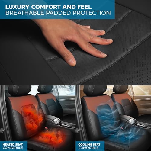 Curated Western Estate Napa Leather Seat Covers for Cars & SUVs (Western Estate / Front Seats)