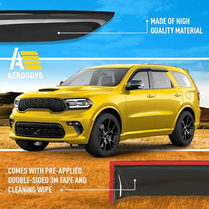 Extra Durable Window Deflectors Tape (For Dodge Durango 11-26)