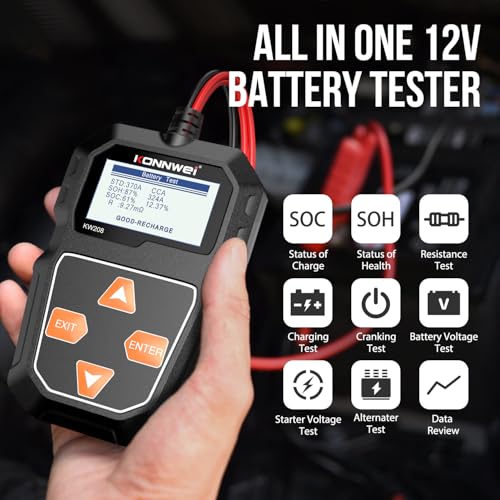 KW208 12V Car Battery Tester (KW208)