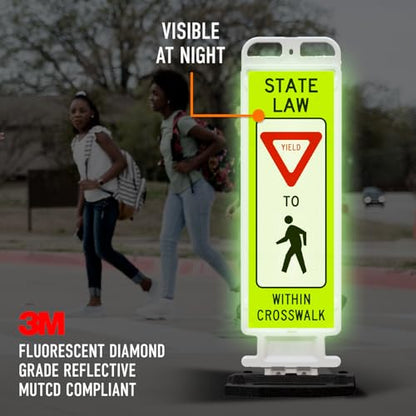 State Law Yield for Pedestrian Within Crosswalk R1 (Yield For Pedestrian Within Crosswalk)