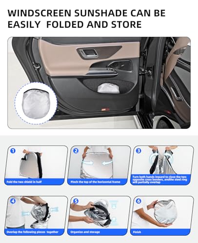 Custom Fit Windshield Sun Shade for Nissan Rogue 2014 (for 2014-2020 Nissan Rogue)