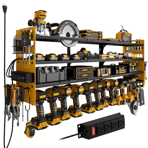 Power Tool Organizer Wall Mount (Yellow)