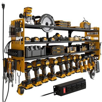 Power Tool Organizer Wall Mount (Yellow)