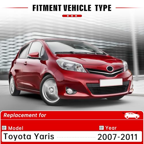 3 Pack Windshield Wiper Blades Replacement for Toyota Yaris 2007 (26"+14"+12")