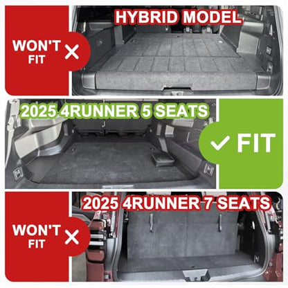 Floor Mats for Toyota 4Runner 2025 2026 (4Runner | 5-Seat | 2025+)