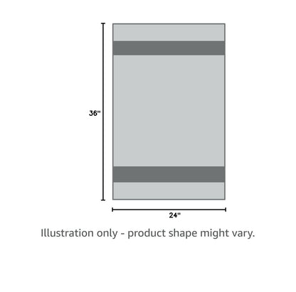 Microfiber Car Drying Towel 24"x36" (Charcoal Grey / 24"x36" Double sided)