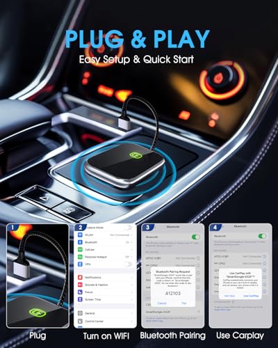 Wireless CarPlay Adapter (Grey)