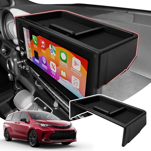 Screen Dashboard Organizer for 2025 2026 Toyota Sienna Accessories (2025 2026 Toyota Sienna)