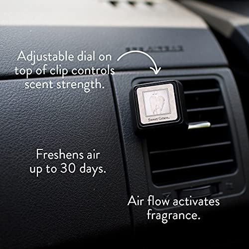 Candle Sweet Grace Auto Vent Clip Car Air Freshener 3 Pack (1 Count (Pack of 3))
