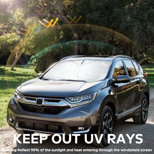 Windshield Sun Shade for Honda CRV 2023 (Fit 2023-2026 Honda CRV)