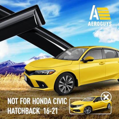 Extra Durable Window Deflectors Tape (For Honda Civic 22-26 Hatchback)