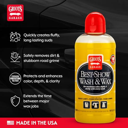 Best of Show Wash and Wax for Car Detailing and Cleaning (48 Fl Oz (Pack of 1))