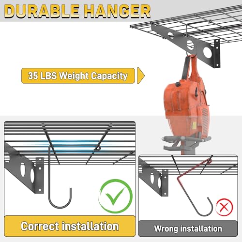 Garage Wall Shelves (Black)