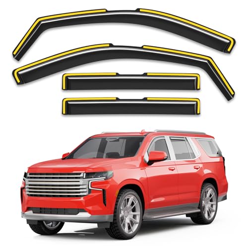 Window Rain Guards for Chevy Tahoe (2021-2026 Chevy Tahoe/Cadillac Escalade/GMC Yukon)