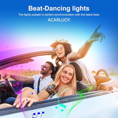Interior Car LED Lights RGB 6 in1