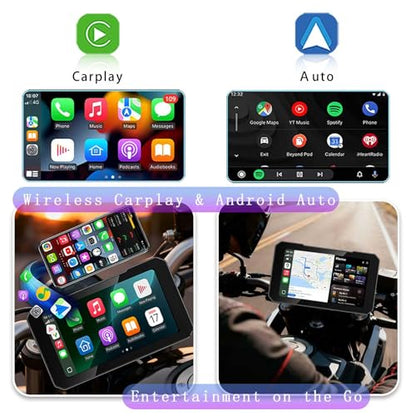 BODIMIA 6" Motorcycle CarPlay (6‘’Motorcycle carplay)