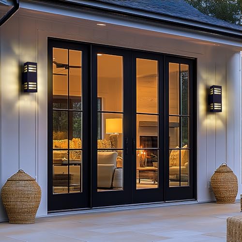 Porch Lights Outdoor Modern (Black/Modern 1 / 13inch (1 lamp))