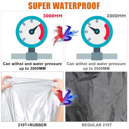 Silver Waterproof Car Cover for VW Bus T1 T2 T3 50 (1950-1992 VW Bus T1 T2 T3-Silver)