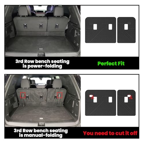 Floor Mats & Cargo Liner with Backrest for Chevy Traverse 2024