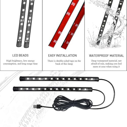 Car LED Strip Light (Red / USB)