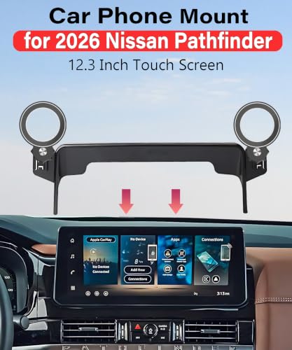 Car Phone Holder for Nissan Pathfinder 2026 12.3 Inch Screen Accessories (fit for Pathfinder 2026(12.3 Inch Screen))