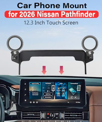 Car Phone Holder for Nissan Pathfinder 2026 12.3 Inch Screen Accessories (fit for Pathfinder 2026(12.3 Inch Screen))