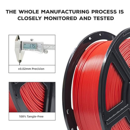 PLA Filament 1.75mm Red (Red)