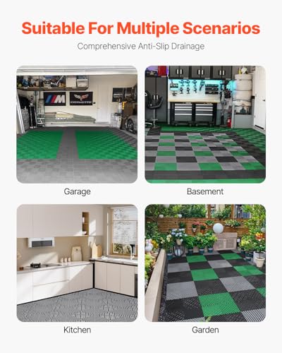 Interlocking Drainage Mat (Grey / 12 x 12 inch)