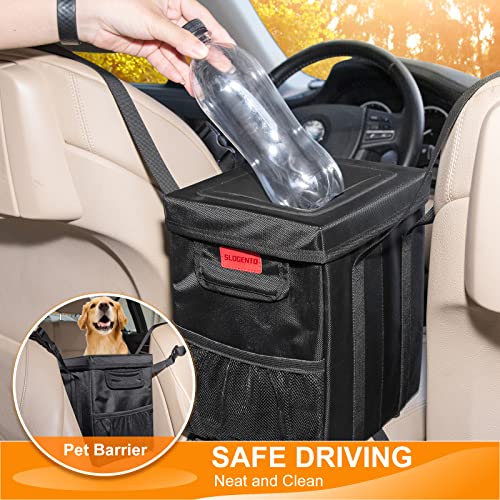 Hanging Car Trash Bag with Lid (Organizer Box)