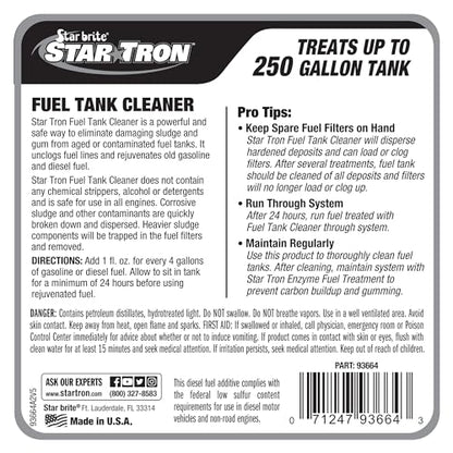 STAR TRON Enzyme Formula Fuel Tank Cleaner (64 Ounce)