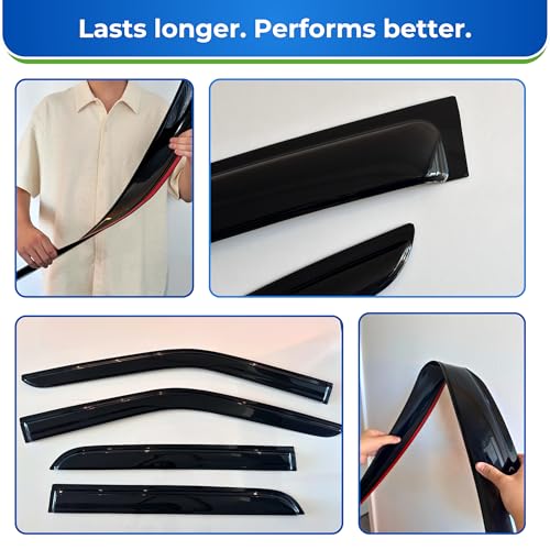 Rain Guards Window Visors for 2008 (2008-2014 C-Class Sedan)