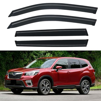 Window Visors Rain Guards for 2019 (2019-2024 Subaru Forester)