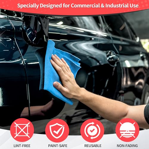 Shop Towels 100 Pack Microfiber Towels for Cars
