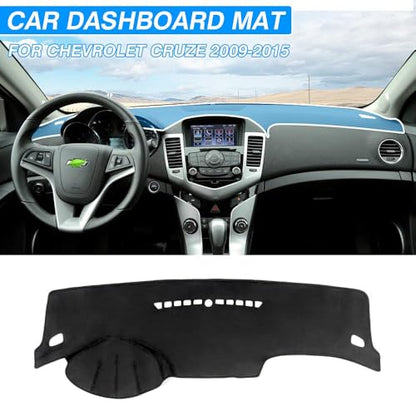 Black Dash Cover for Chevrolet Cruze 2011 (60*33(Chevy Cruze 11-15))