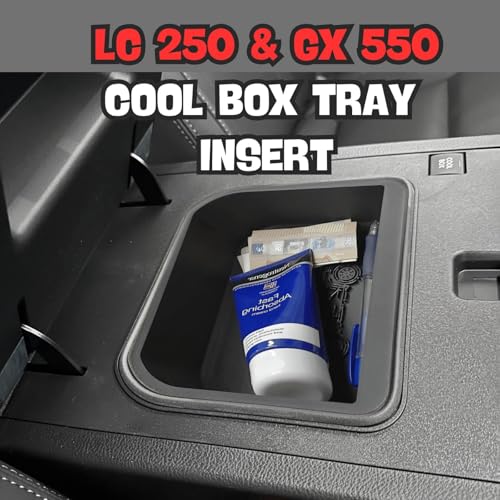 Center Console Organizer Cool Box Tray for 2026 2025 2024 Toyota Land Cruiser Prado LC250 (Cool Box Tray)
