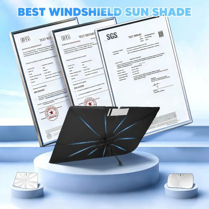 Windshield Sun Shade Umbrella for 【2017 (FOR | Pacifica Minivan 17-26)