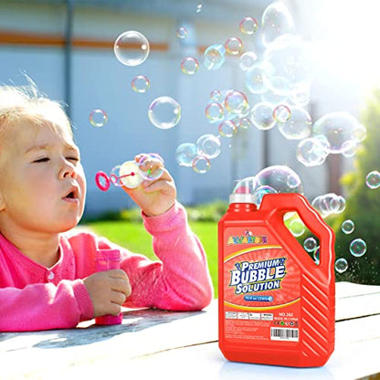 70 OZ Bubbles Refills for Kids (Red-70 Ounce)