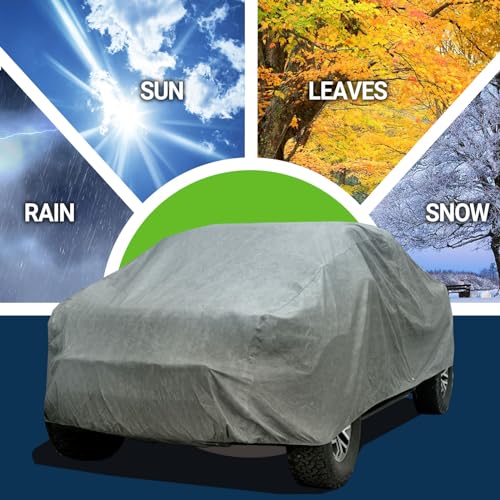 7 Layer All Weather Waterproof Car Cover for Truck 241" (Truck T3 241"-250")