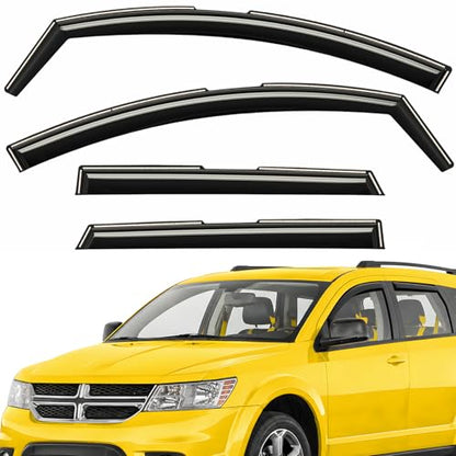 Extra Durable Window Deflectors in (For Dodge Journey 09-20)