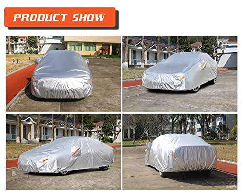 Sedan Car Cover Waterproof All Weather (C8 For Sedan-Length ( 178-184 inch ))