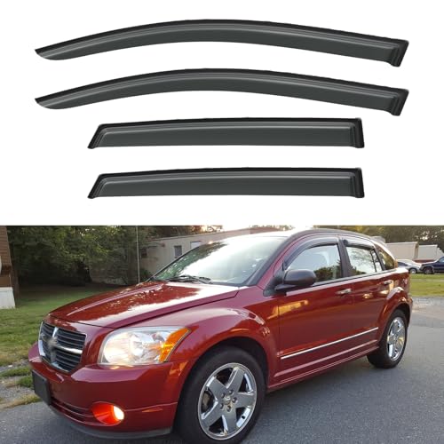 Window Visors Rain Guards for 2007 (2007-2012 Dodge Caliber)