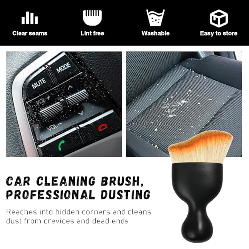 Car Detailing Brush (Yellow / 1 PC)