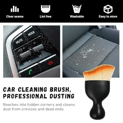 2 PCS Car Detailing Brush (Yellow / 2 PCS)