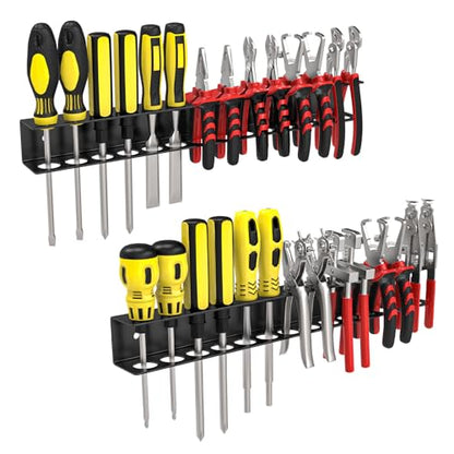 Screwdriver Organizer Wall Mount (2 PCS Black)
