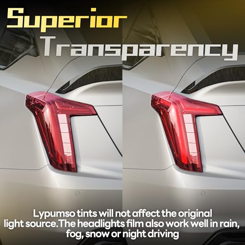 16 x 60 Inches Headlight Taillight Car Tint Vinyl Film (16in x 60in / Passion Red)