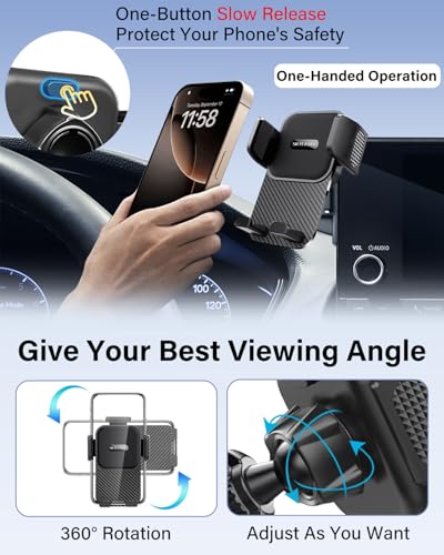 Car Phone Holder for Nissan Rogue 2021 (Universal Holder / 21-26 Rogue/20-25 Sentra/19-25 Altima | 8-Inch)