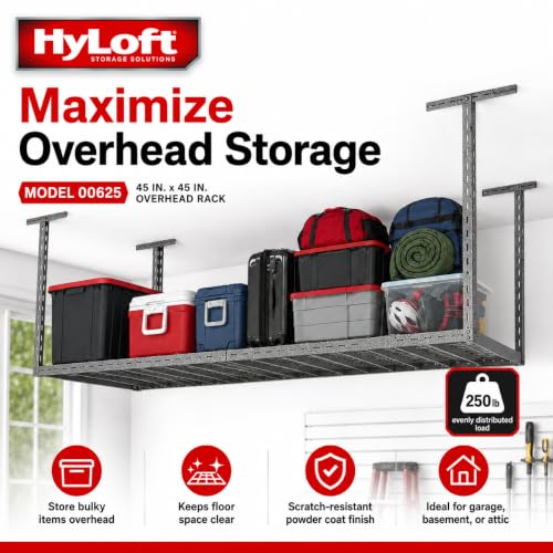 Overhead Steel Garage Storage System (Hammertone / Storage)