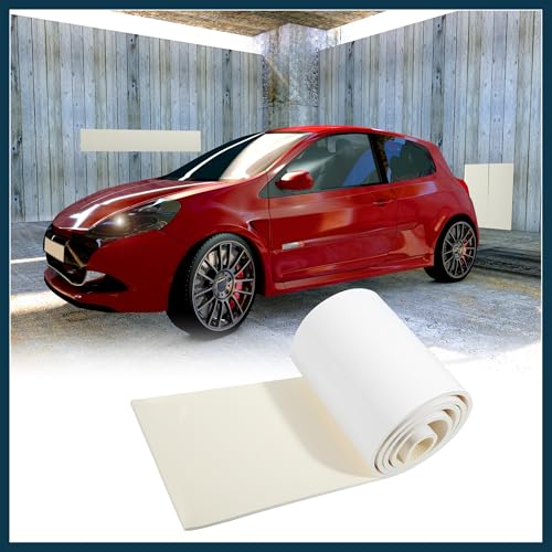 2000x200x6.5mm Car Garage Wall Guard Door Bumper Universal Protector Anti Collision Waterproof White Automotive Parts