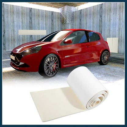 2000x200x6.5mm Car Garage Wall Guard Door Bumper Universal Protector Anti Collision Waterproof White Automotive Parts