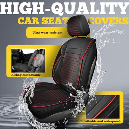 Car Seat Covers Full Set (Red / Full set)